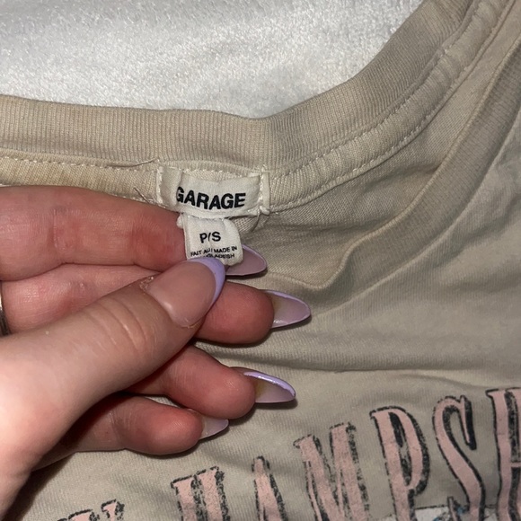 garage cropped graphic tee - Picture 2 of 2